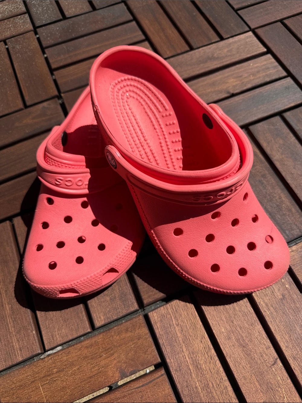 CROCS Womens Slip-On Clog in Coral